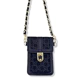 Taille compacte : Dimensions de 11 × 8 cm, idéal pour transporter smartphone, cartes, clés, rouge à lèvres ou monnaie – tout ce dont vous avez besoin à portée de main