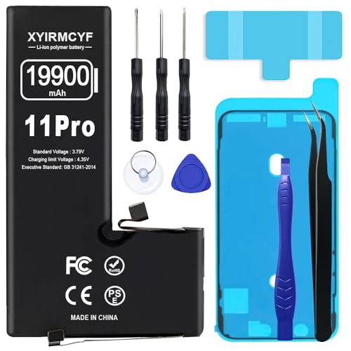 XYIRMCYF 19900mAh Battery for iPhone 11 Pro with Repair Kit