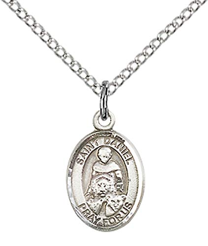 Jewels Obsession St. Daniel Pendant | Sterling Silver St. Daniel Pendant - 18" Chain - Made In Usa #TOP4