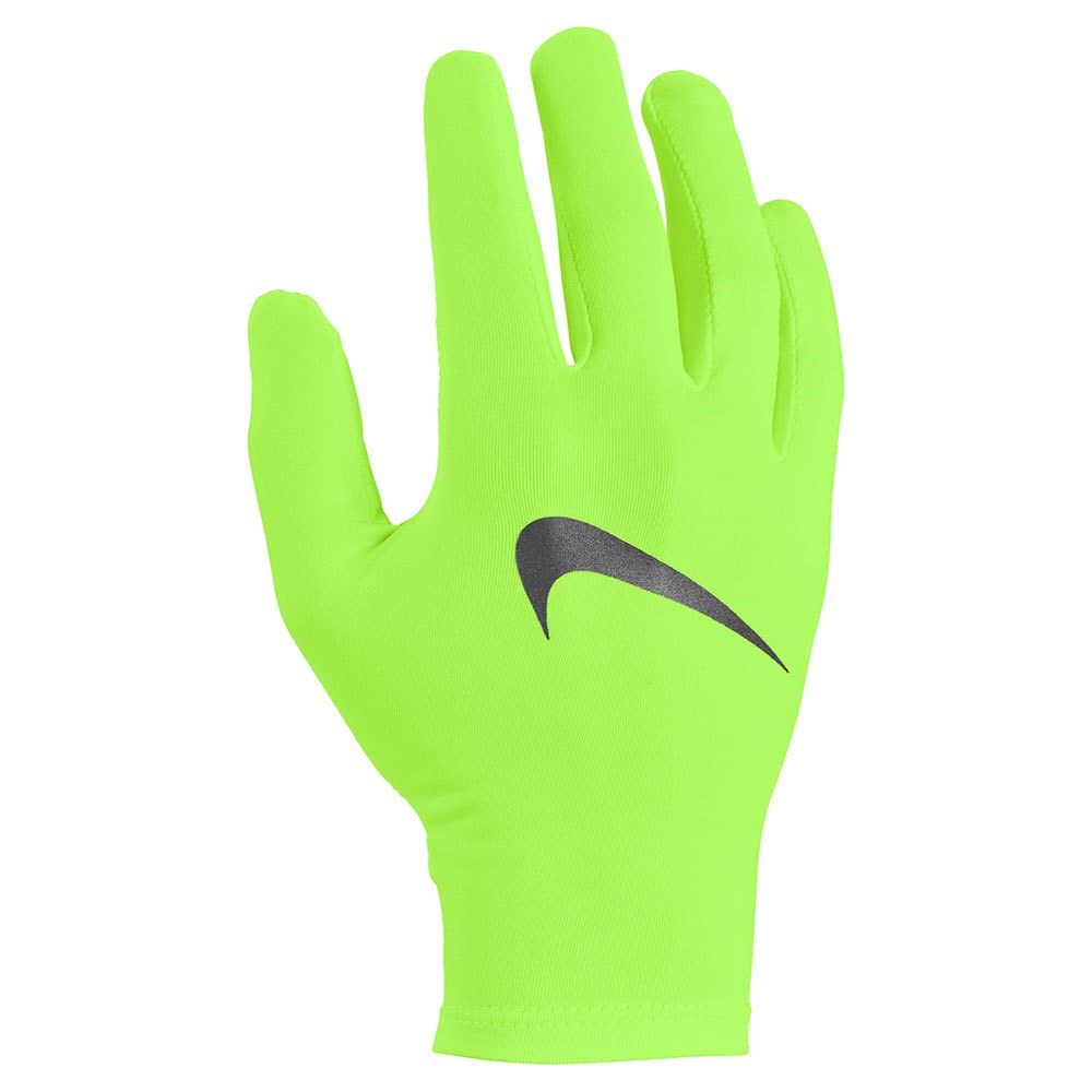 Nike Miler Running Glove Guantes de Correr Adulto Unisex Ghost Green - Plata
