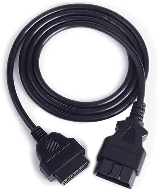 OBD2 Car Truck OBD Extension Cable 16-Pin Male to Female Connector 1.5 Meter