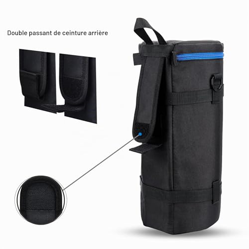 JJC étui pour Objectif Sony FE 200-600mm 5.6-6.3 G OSS, inf. à 140x370mm – vue 5