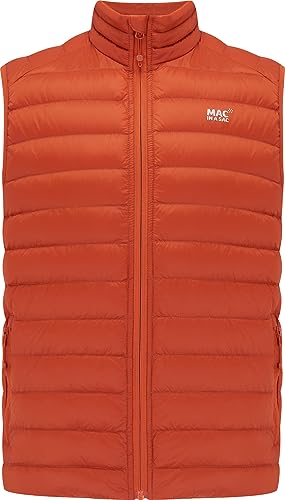 Mac in a Sac - Alpine - Packable Men's Down Gilet - Burnt Orange - XS