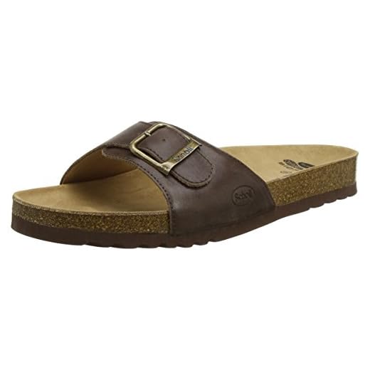 Scholl Akumal sandaler, storlek 44, mörkbrun