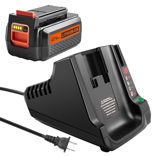 40V 3Ah ARyee Battery and Charger for Black and Decker LBX2040 LBX2540 LBX36 LBXR36 LBX1540 LST136W LBXR2036 LST540 LCS1240 by ARyee - Image 2