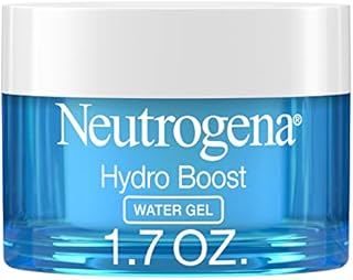 Neutrogena Hydro Boost Face Moisturizer with Hyaluronic Acid, Hydrating Water Gel Moisturizer for Dry Skin, Oil Free, Non Comedogenic, 1.7 oz