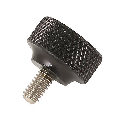 Xmt-Moto 1/4 20 Aluminium Billet Thread Black Seat Bolt Screw Motorbike Seat Bolt Fits 1996-2016 Harley-Davidson (Pack Of 2) #TOP2