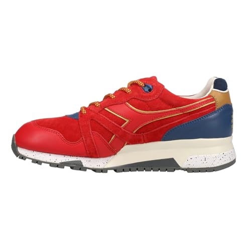 Diadora Mens N9000 X UBIQ Lace Up Sneakers Shoes Casual - Red - Size 11.5 D, 170372-450443