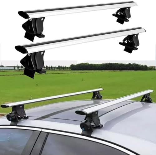 Without Roof Rail Rack Lockable Roof Rack Cross Bars Fit for Dodg...