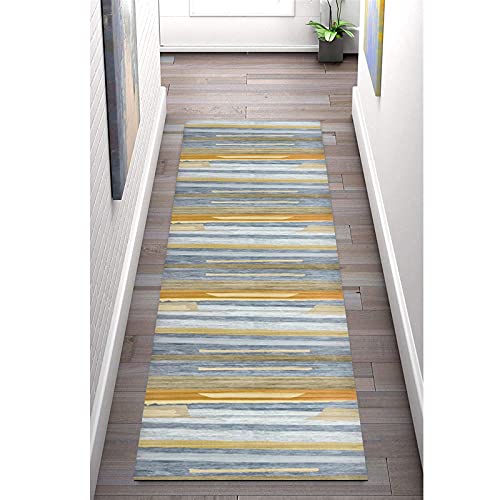 LIHY Alfombras De Pasillo para Pasillo Antideslizantes, Lavables Alfombras Estrechas para Pasillos Cocina Sala De Estar, Ancho 60cm/ 70cm/ 80cm/ 90cm/ 100cm/ 120cm(Size:60×200cm)
