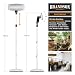 Brandson - Heizstrahler mit Fernbedienung Outdoor Indoor - Elektro Infrarot Terrassenheizstrahler - 3 Leistungsstufen Heizelemente - LED Power Indikator - Wandhalterung - Balkon Garten Terrasse