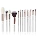 Produktbild Jessup Make Up Pinsel Set 15 Stück Kosmetik Schmink Bürsten Professionelle Gesicht Brushes Lidschatten Puder Weiß Rosegold T222