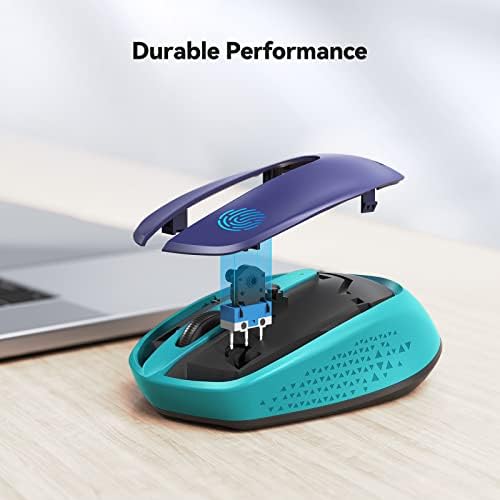 TECKNET Wireless Mouse for Laptop, 2.4G Cordless USB Mouse Portable Computer Mouse, 3 Buttons, 2000 DPI with 3 Adjustable Levels for Windows XP/10/8/7 MAC/Notebook, PC, Computer Office Home Work