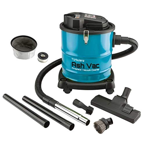 Turbulenz 10 Amp Fireplace, Stove and Grill Ash Vacuum with Accessory Kit, Blue