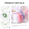 KALLORY 4 Rolls Organza Ribbon Set for DIY Crafts, Floral Bouquet and Wrapping, Sheer Ribbon Tying Supplies in Blue, Green, Pink, and Purple, 2cm X 45m Each #2