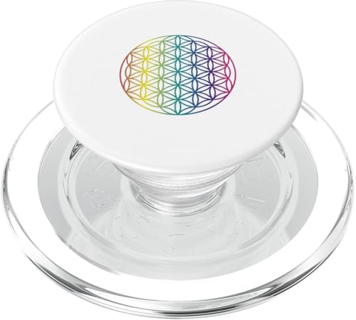 life flower of life mandala PopSockets PopGrip para MagSafe