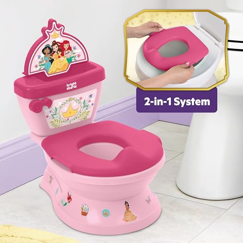 image for Bright Starts Disney Junior Princess My Size Potty Training Toilet, To