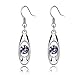 Iumer Fashion Crystal Drop Earring Oval Dangle Earrings