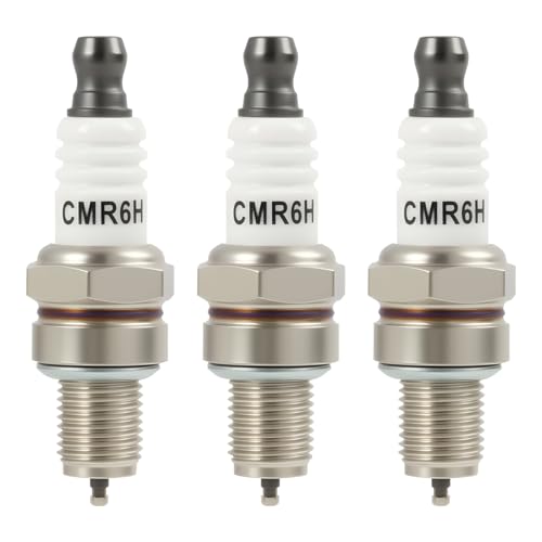 3 Pièces Bougies d’Allumage CMR6H pour pour Stihl MS171 MS181 MS211 MS192C MS193T MS201T MS201TC MS201 MS201C MS251, Bougie pour NGK 3365, Bougie pour...