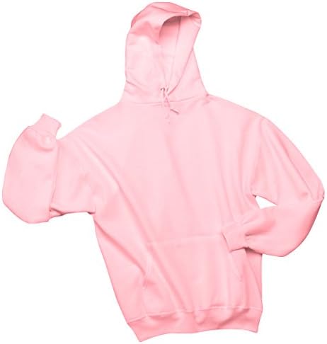 Jerzees Men's 8 oz NuBlend 50/50 Pullover Hoodie Sweatshirt 996 pink X-Large