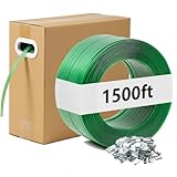 ZUEDA Heavy-Duty Package Strapping, 1500 ft x 5/8