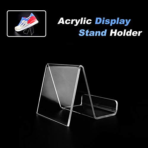 tooloflife Suporte de livro de acrílico para 4 peças, cavalete de exibição de acrílico transparente