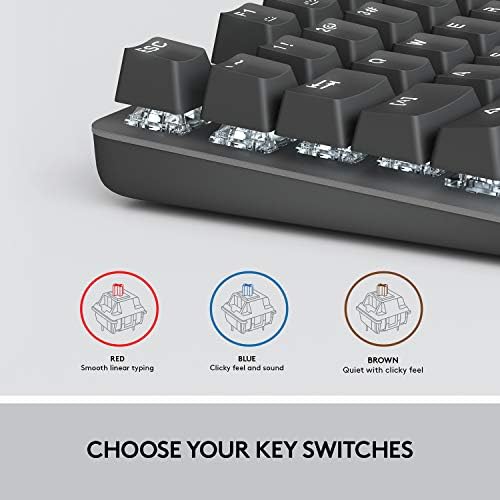 Logitech K845 Mechanical Illuminated Corded Keyboard - TTC Brown Switch — view 2