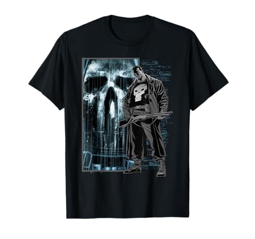 Image of Marvel The Punisher Stand By Me Skull Graphic T-Shirt