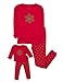 Leveret Snowflake Matching Doll & Girl 2 Piece Pajama Set 100% Cotton 10 Years