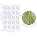 200 Pcs Eyelash Extension Adhesive Glue Pallet Sticker Pads, Disposable Waterproof Adhesive Holder Pad and 1 Pcs Eyelash Extension Jade Stone