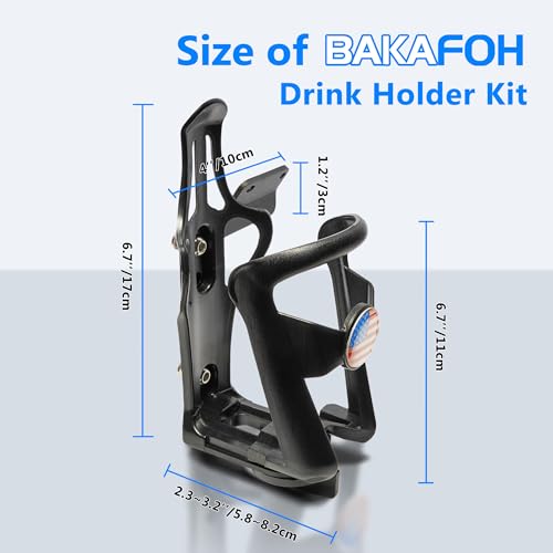 Portavasos Ajustable BAKAFOH para Can Am Spyder F3 Lado Izquierdo miniatura 5