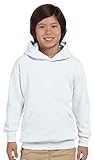 Hanes ComfortBlend Youth Pullover Hood 7.8 oz, L-White
