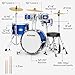 AODSK Drum Sets 5-Piece for Beginners, 14 inch Full Size Complete Drum Kit with Adjustable Throne, Cymbal, Hi-Hat, Pedal & Drumstick