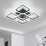 Paramètres : Puissance: 57W, Voltage: 220V-240V, Dimmable: Oui, Température de couleur: 3000K/4500K/6500K, Forme: Carré, Lumen: 6412LM, Matériau: Aluminium Acrylique, Taille: 60.5X60.5X13cm
