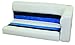 Wise 8WD107-1011 Deluxe Series Pontoon 46" Left Corner Couch Cushion Only, Grey/Navy/Blue
