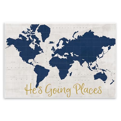 Stupell Industries 'Going Places Boy's Map'| Wall Plaque Art