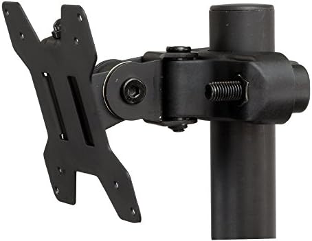 U2860PCM Ø28 -60mm Pole Clamp Mount with Quick Release VESA bracket for LCD monitors/ TVs, Tilt, Pan, Rotate