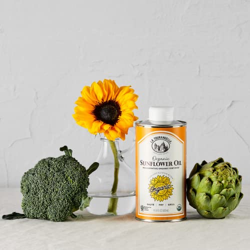 image for La Tourangelle, Organic Regenerative Sunflower Oil, High Heat Cooking 