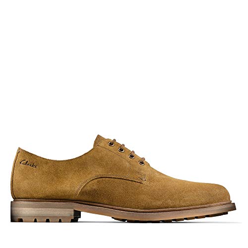 Image of Clarks Men's Foxwell Hall Derbys, Brown, 9