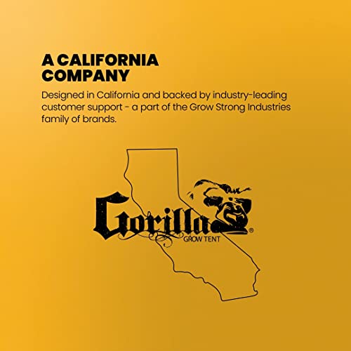 Gorilla Clone Tent | Complete Reflective Hydroponic Grow Tent For Seedlings And Cloning Plants, With Windows, Double-Cinching Ducts, And Micro-Mesh Pre-Filters (24" X 24" X 32") #TOP6