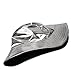 Reversible PU Leather Bucket Hats for Women Solid Color Double Wear Summer Hat Unisex (Silver)
