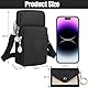 Handytasche Zum Umhängen Damen 2 Pcs Mit Kopfhörer Eingang Handytasche Mit Geldbörse Zum Umhängen Handy Tasche Damen Handytasche Mädchen Schwarz Smartphone Tasche Zum Umhängen Mit Schwarzes Kartenetui