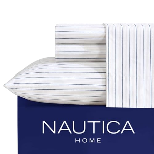 Nautica - Twin XL Sheet Set with Fitted Sheet & Pillowcase by Nautica - Used condition - Image 5