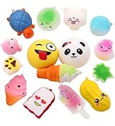 AceLife Squishies Toys Pack, 15 Pcs Slow Rising Squishy Toys Soft Toy Squeeze Stress Relief Squis...