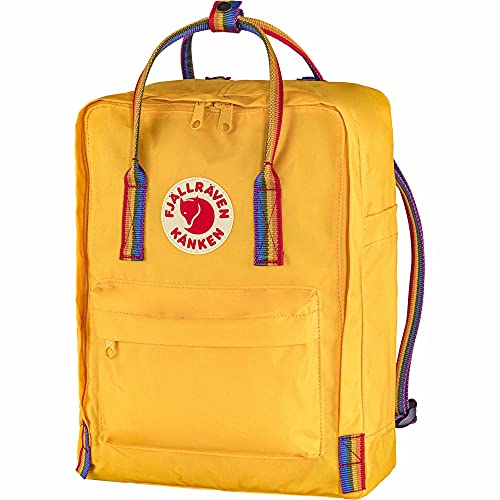 Fjällräven Kånken Rainbow Warm Yellow/Rainbow Pattern One Size #TOP2