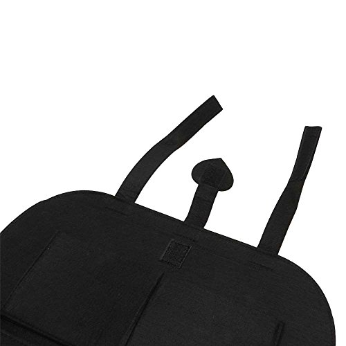 Flyou 2Pcs Car Backseat Organizer Phone Pocket Pouch For Books Tablet Mobile Drinks Tissue Travel Storage Bag Car Organizer Multi-Pocket Back Seat Storage Bag (Black) #TOP4