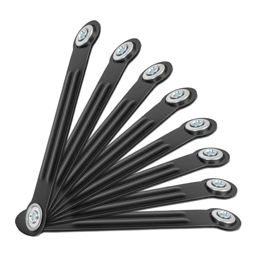 Glider Bearing Arm Bracket, 9 Inch Overall Length, 7-1/2 Inch Between Mounting Holes, Glider Brackets Hardware Replacement Hardware Rocker Parts, for Patio Glider Rocker Bench, 8-Pack