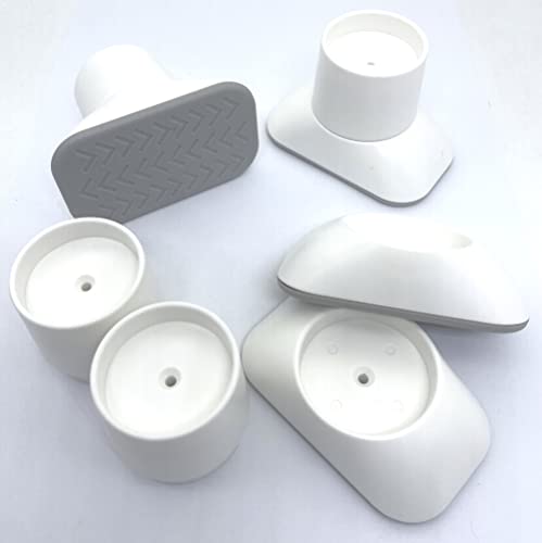 Baby Gate Extender Wall Protector - Pressure Mounted Gates Extension Kit Extends 1.1-3.5 Inches Child Safety Gates And Protect Walls & Doorways From Pet & Dog Gates - Work On Stairs (White) #TOP3