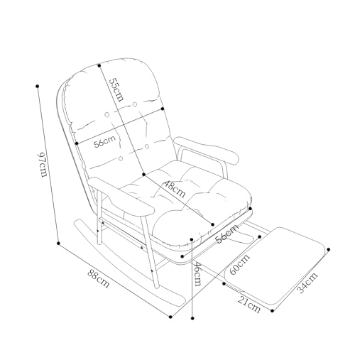 Fauteuil relax intérieur pour soulager le dos avec dossier inclinable confortable - 3