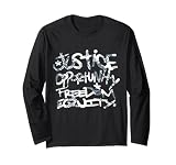 Justice Opportunity Equity Freedom Mike Trend for Men Women Long Sleeve T-Shirt